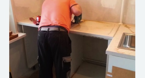 Сборка кухонного гарнитура. Торжок
